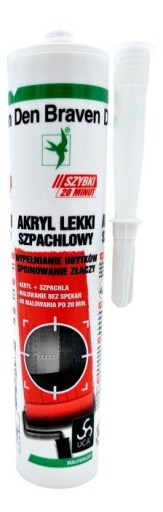 Den Braven Fast Acrylic tmel LIGHT 280ml BIELY