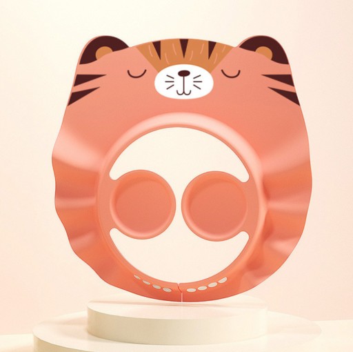 Kúpací šilt / okraj na umývanie detských hlavičiek - Orange Kitty