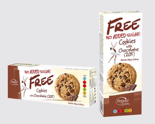 Sušienky s kúskami čokolády 20% Bogutti bez cukru 135g