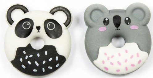 2 x VONNÁ GUMA KIDEA KOALA A PANDA