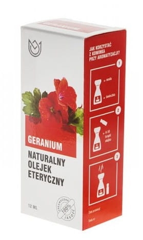 Esenciálny olej Prírodné príchute 10 ml GERANIUM REPELLS TICKS