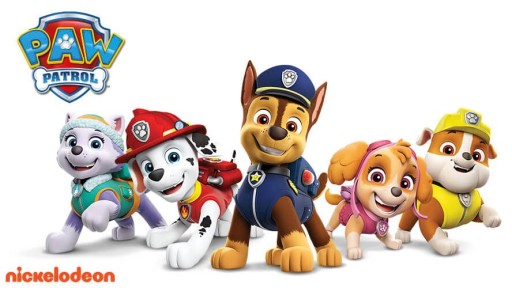Lisovaný detský uterák 30x30 Paw Patrol modrý