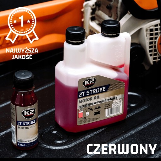 K2 RED 2T 500ML Olej pre dvojtaktné motory