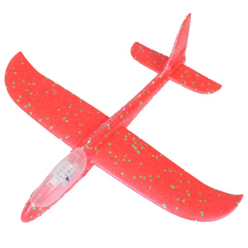 STYROPENOVÝ LIETADOVÝ KLUZÁK 47 CM SO SVIETIACI LED