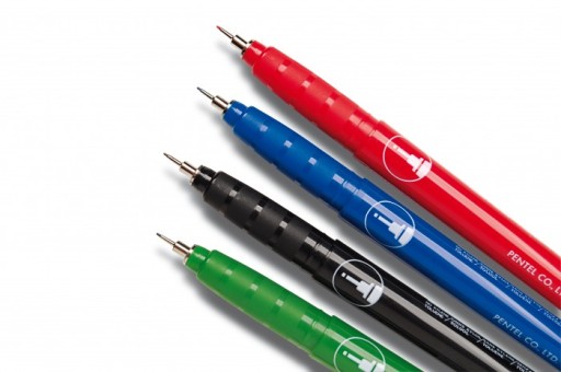 NMF50 PRECÍZNY ZNAČOVAČ okrúhly ČIERNY PENTEL