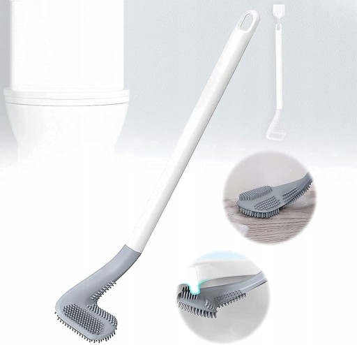 SILIKÓNOVÁ TOALETNÁ KEFA, ZAKRIVANÁ, HYGIEN