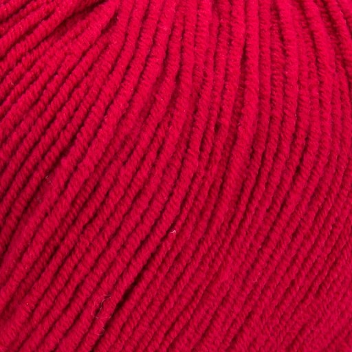 YARNART JEANS 51 tmavočervená priadza