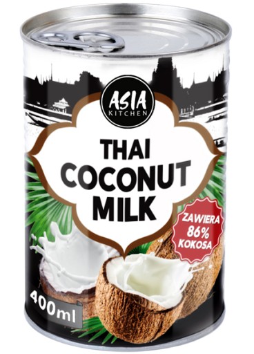 Kokosové mlieko 86% v 400ml plechovke - Asia Kitchen