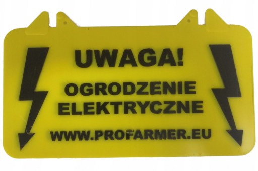 Výstražná značka, elektrický ovčiak na plote, páska s energiou