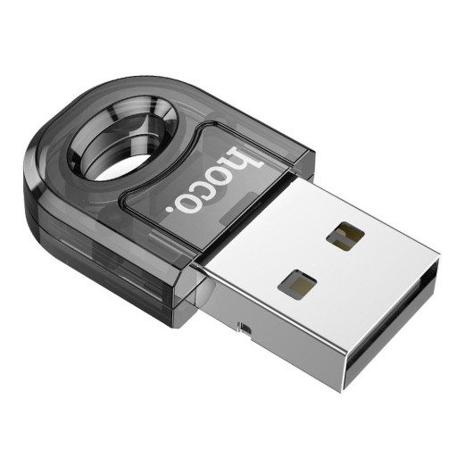 HOCO USB A bluetooth adaptér UA28 transparentný čierny