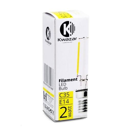 LED žiarovka E14 Filament 2W Edison C35 neutrálna dekoratívna SVIEČKA