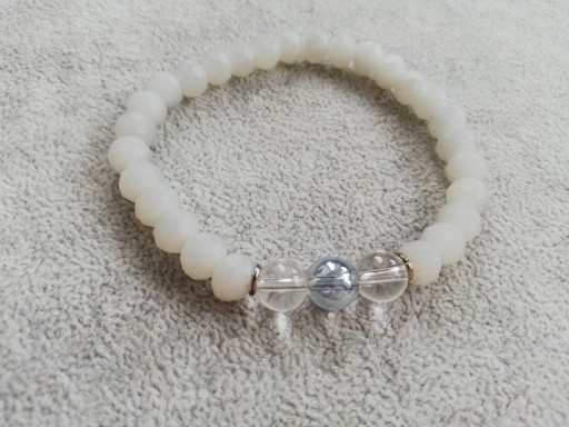 NÁRAMOK GLASS QUARTZ, MATNÝ BIELY NÁRAMOK