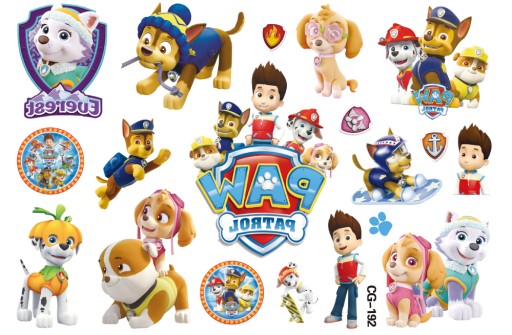 Umývateľné tetovanie pre deti PAW PATROL PAW CG192