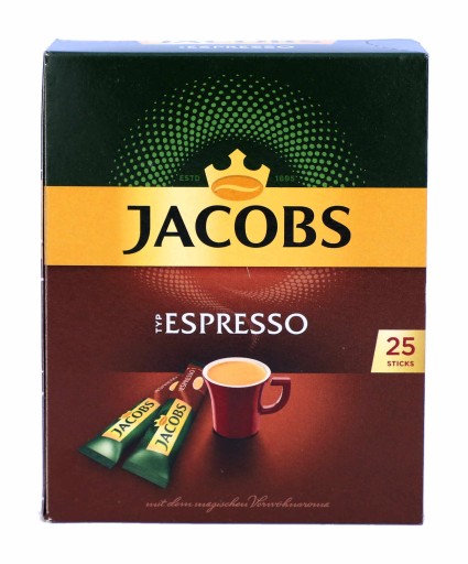 Instantná káva Jacobs Espresso v DE vrecúškach