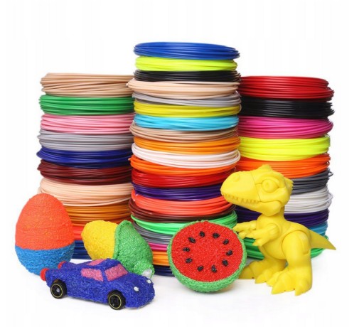 PLA FILAMENT PRE 3D PEROR NÁPLŇ 100M 20 FARIEB MIX FAREBNÉ NÁPLNE