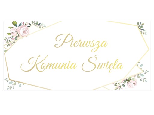 Veľký plagát na prijímanie 70x33cm Prvé sväté prijímanie