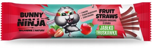 Bunny Ninja Fruit Snack Jablko Jahoda 16G