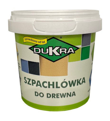Dukra tmel na drevo 600g BIELY