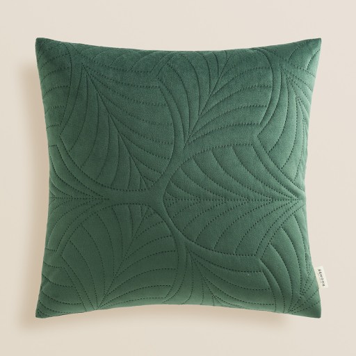 Dekoratívna obliečka na vankúš 45x45 zamat Feel green