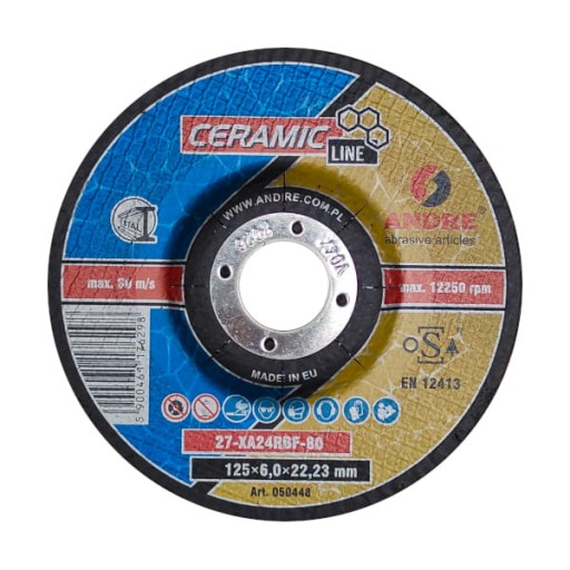 ANDRE CERAMIC LINE DISK NA BRÚSENIE INOX 27 125X6 1 ks