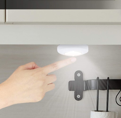 COB LAMP SAMOLEPIACI DOTYKOVÉ BATÉRIE 160LM VEĽMI JASNÉ SVETLO
