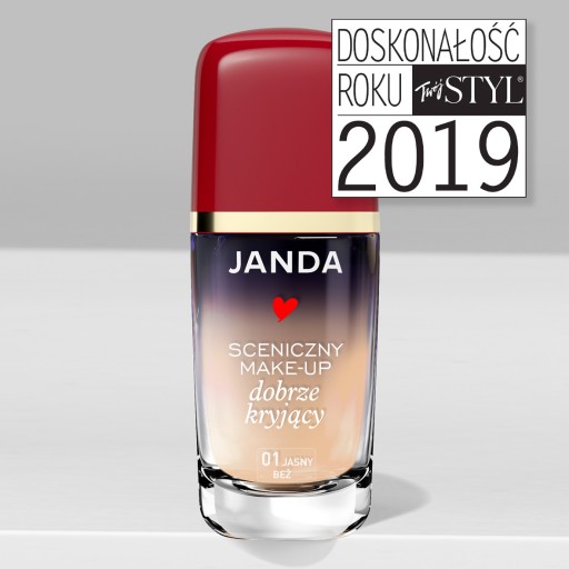 JANDA Krycí pódiový make-up 01 béžový Fluid