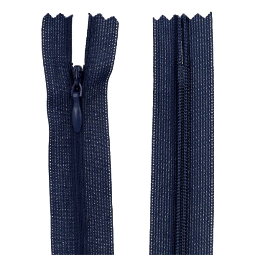 KRYTÉ Zipsy 25cm NÁMORNÍCKA MODRÁ 1 ks.