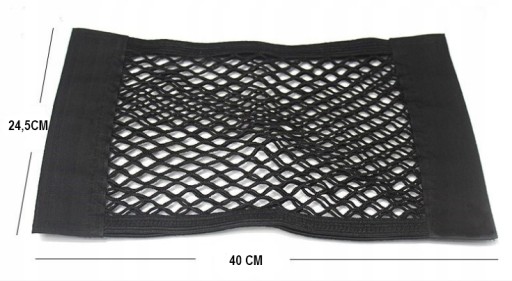 VRECKOVÝ ORGANIZÁTOR DO KUPU SIEŤ NA AUTO 24x34 VELCRO