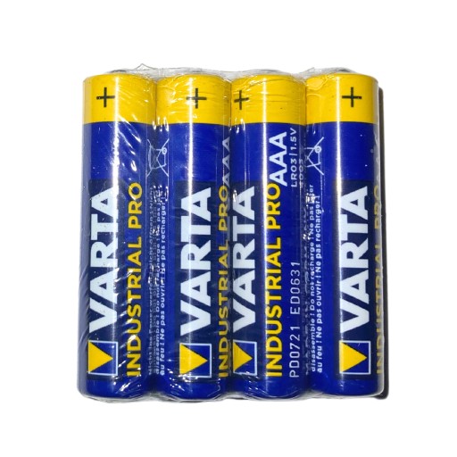 Varta Industrial LR03 AAA ALKALINE batérie 4 kusy alkalických batérií