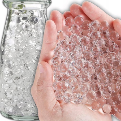 10000X TRANSPARENTNÉ GÉLOVÉ GULIČKY HYDROGÉL UMELEJ ZEME KVETY ZAVODENÉ