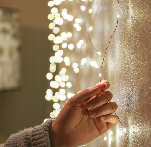 OSVETLENIE LED SVIETIDLÁ VIANOČNÁ VENČICA DEKORÁCIA USB LAMPY 100 LED 10m