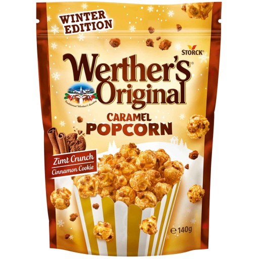 Werther's Winter Edition Karamelový popcorn so škoricou