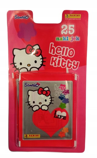 SADA NÁLEPKOV HELLO KITTY BLISTER SET 5 BALENÍ 25 KS.