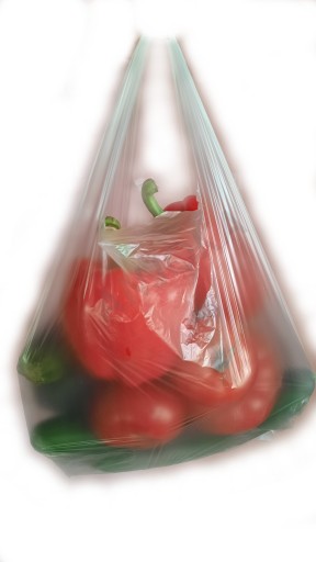 Jednorazové sieťové tašky ZRYWKI na rolke 160 kusov 22x44 +11 cm; HDPE