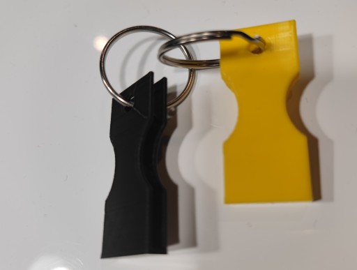 Yubikey puzdro 2 kusy čierne a žlté Yubikey 5 NFC ochranné puzdro na kľúče