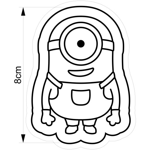 Formička na vykrajovanie koláčikov Minions Minion 2 8cm