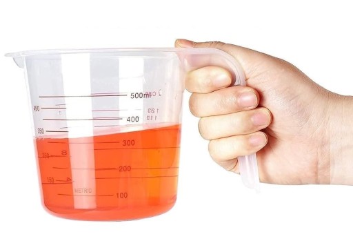 Kuchynská odmerka, džbán, šálka s váhou, rúčka, kuchynská odmerka, 500 ml