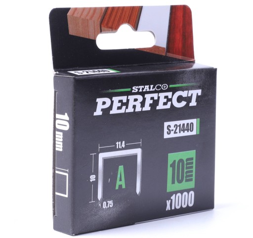 Vystužené sponky 10 mm PERFECT 1000 ks pre Taker