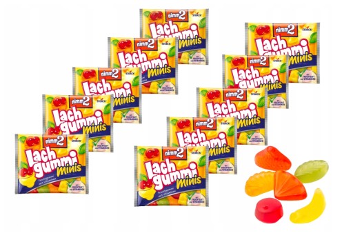 Śmiejżelki Nimm2 Mini Jelly Beans 20ks 210g z Nemecka