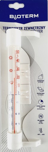 VONKAJŠÍ OKENNÝ TEPLOMER. STREDNÁ 230x26mm BIELA