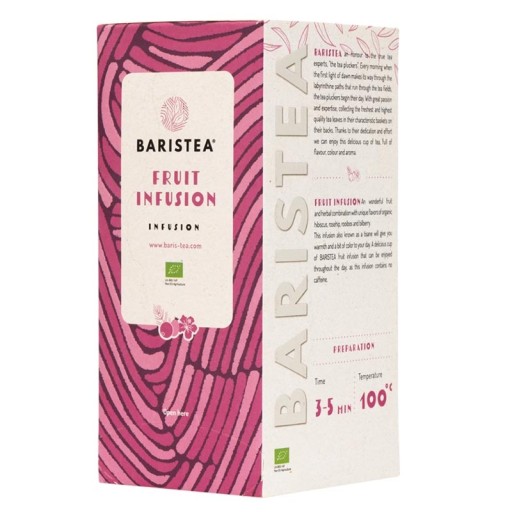 Fruit Infusion Bio BIO Ovocný čaj 25 vrecúšok BARISTEA