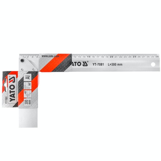 YATO HLINÍKOVÁ UHLOVÁ LIŠTA 300MM YT-7081