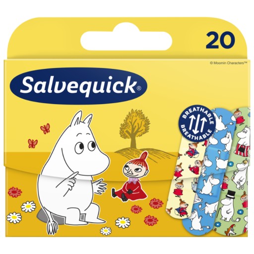 SALVEQUICK 516524 Omietky Mix Moomin 20 ks.