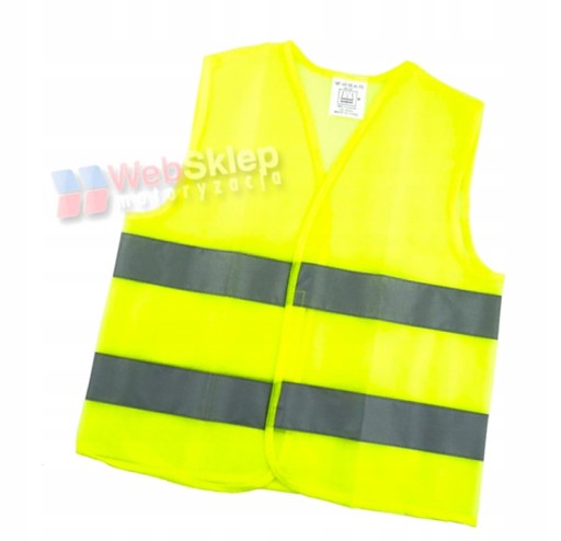 REFLEXNÁ VESTA PRE DETI, UPOZORNENIE EN47