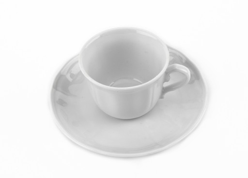 Castel White šálka s podšálkou 100 ml