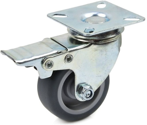 Otočné koliesko s brzdou 50mm PP/TPR G71511 GEKO