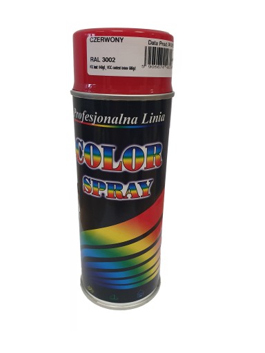Farba Sprej Lak Farba RAL 3002 ČERVENÁ