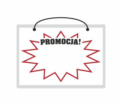 Laminovaný nápis PROMOTION s hviezdou - A5