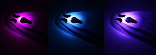 LED prívesok Halloween Ghost 50 cm