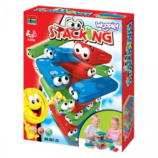 HRA WICKING TOWER WORMS ARKÁDOVÁ PUZZLE 3D ROVNOVÁHA